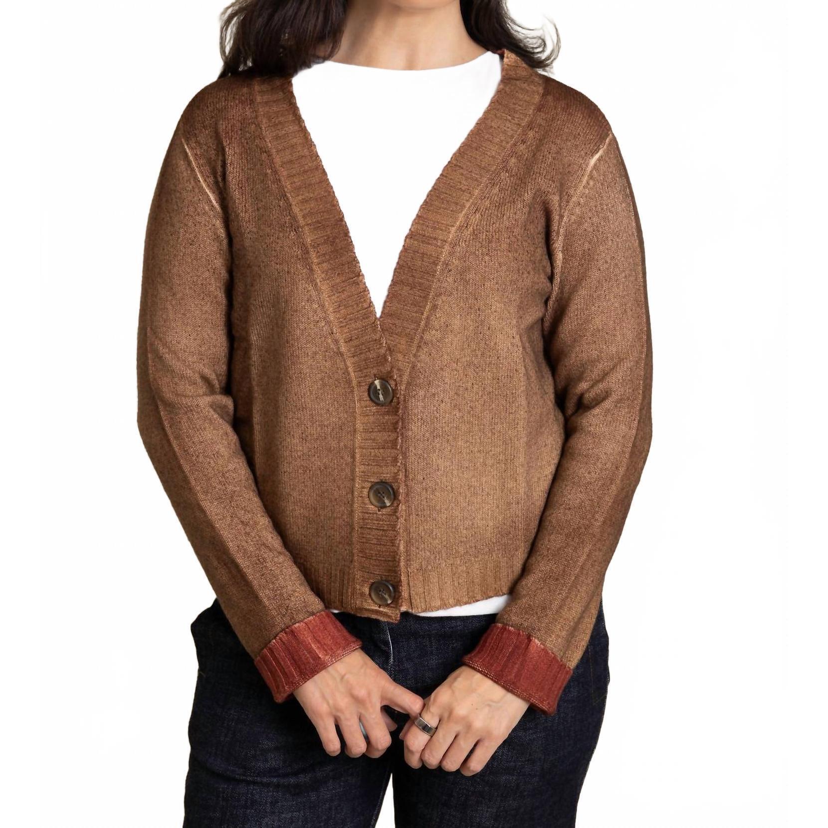 New Alessandro Aste Derby Reversible Cardigan In Blossom